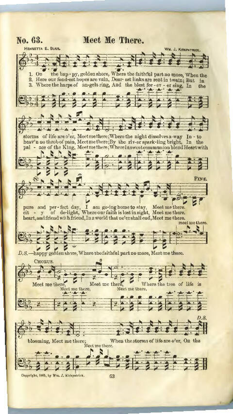 Seventy-Seven Sweet Songs: and thirty-six familiar hymns and gospel songs page 63