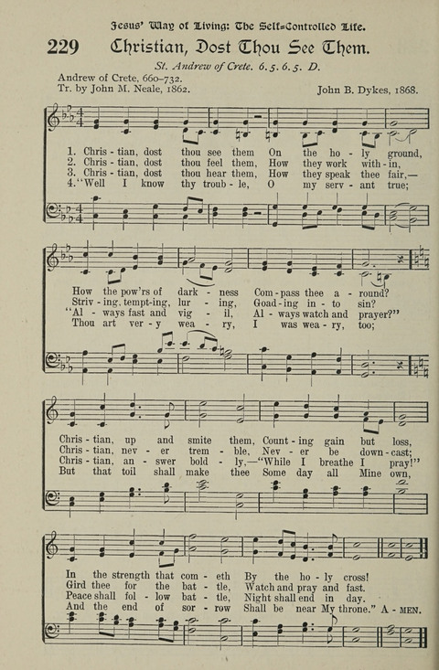 American Church and Church School Hymnal: a new religious educational hymnal page 230