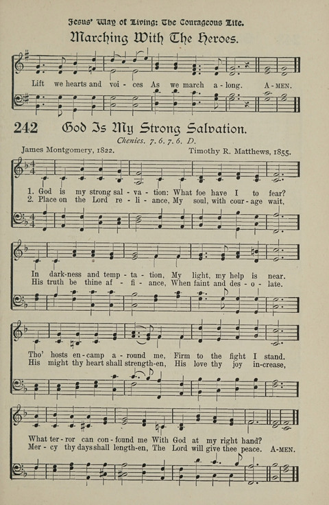 American Church and Church School Hymnal: a new religious educational hymnal page 243