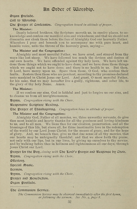 American Church and Church School Hymnal: a new religious educational hymnal page 32