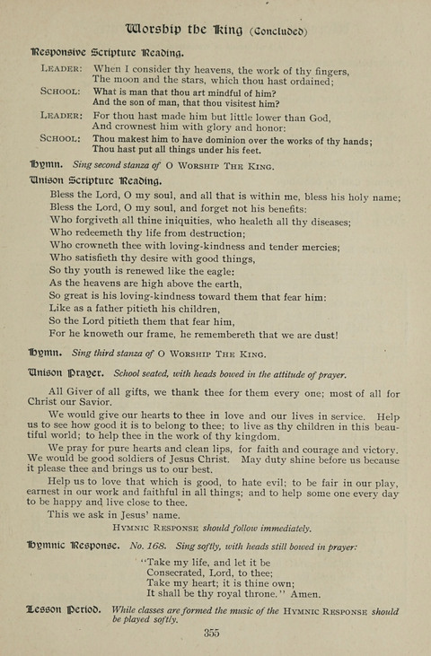 American Church and Church School Hymnal: a new religious educational hymnal page 355