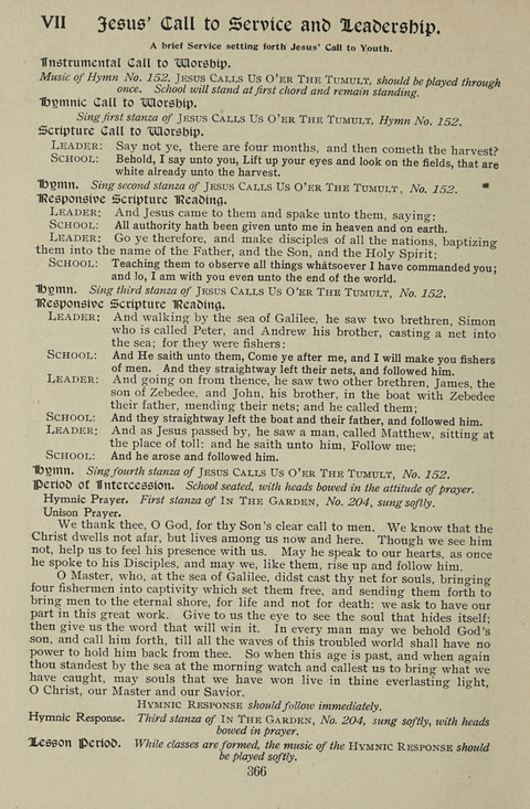 American Church and Church School Hymnal: a new religious educational hymnal page 366
