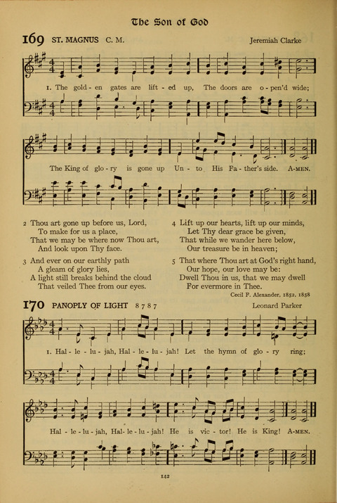 The American Hymnal for Chapel Service page 142