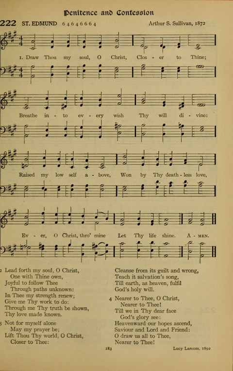 The American Hymnal for Chapel Service page 183
