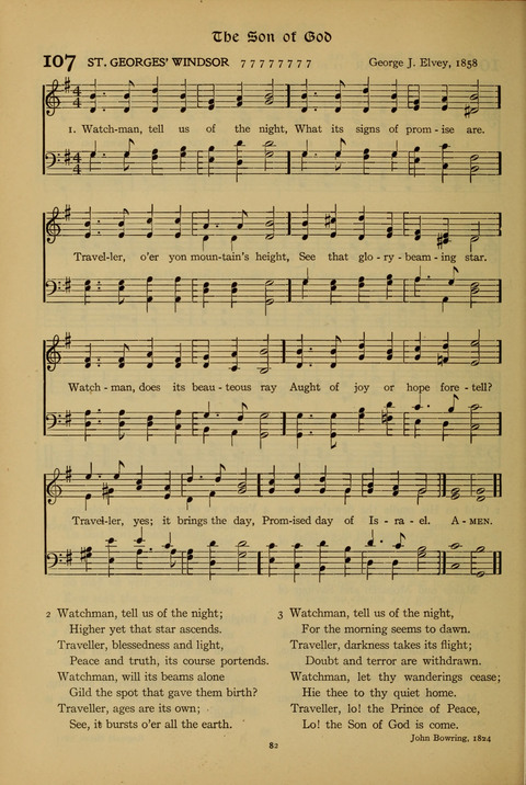 The American Hymnal for Chapel Service page 82