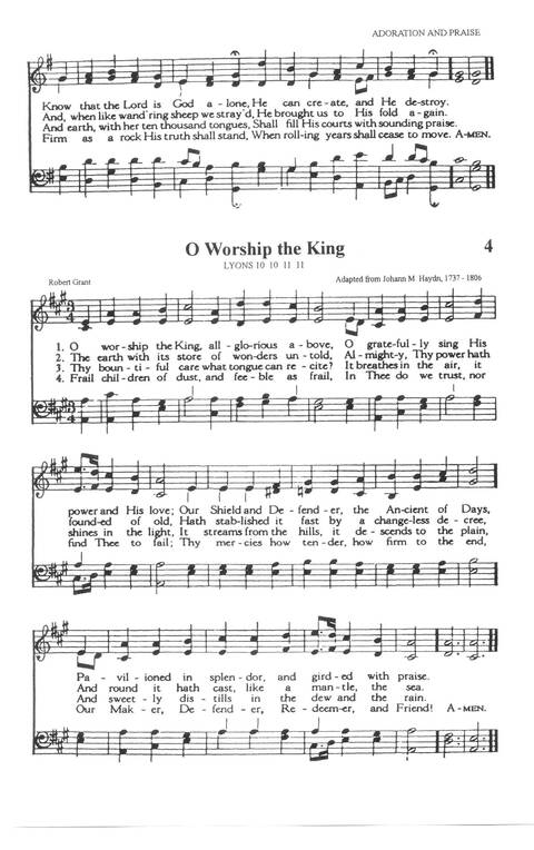 The A.M.E. Zion Hymnal: official hymnal of the African Methodist Episcopal Zion Church page 6