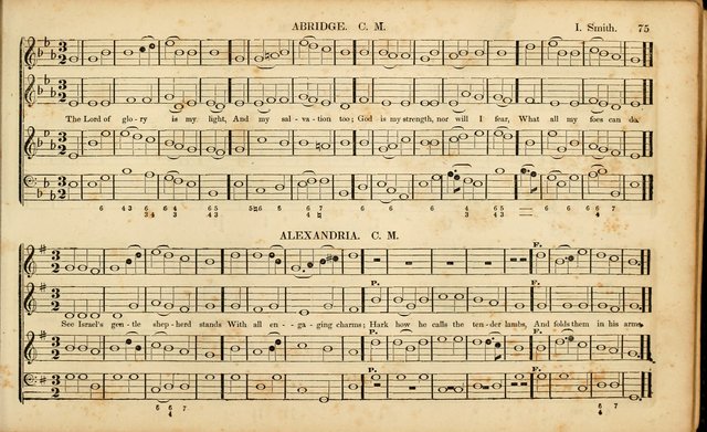 American Psalmody: a collection of sacred music, comprising a great variety of psalm, and hymn tunes, set-pieces, anthems and chants, arranged with a figured bass for the organ...(3rd ed.) page 72