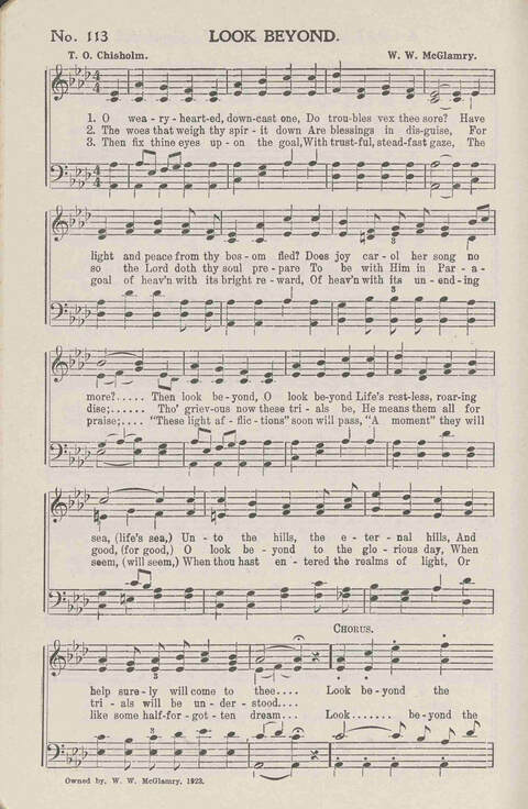 Awakening Praises: for Sunday-schools, singing-schools, revivals, conventions and general use in christian work and worship page 116