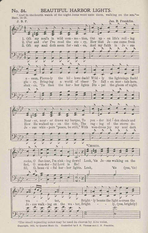 Awakening Praises: for Sunday-schools, singing-schools, revivals, conventions and general use in christian work and worship page 84