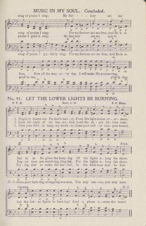 Awakening Praises: for Sunday-schools, singing-schools, revivals, conventions and general use in christian work and worship page 91