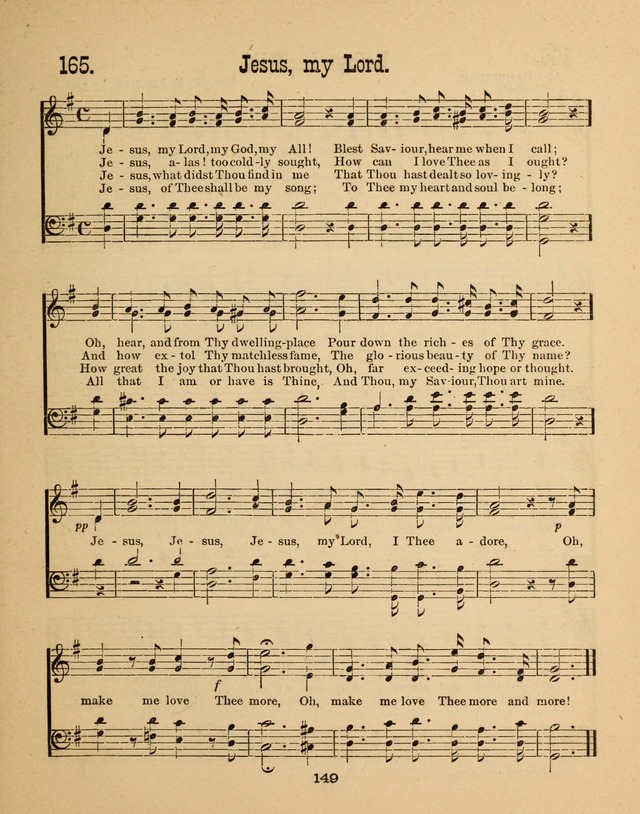 Augsburg Songs for Sunday Schools and other services page 149