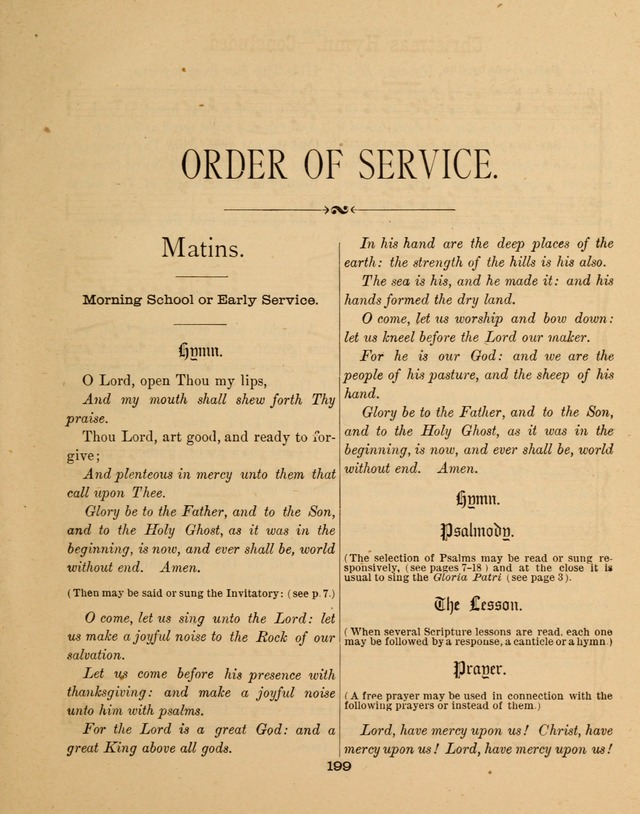 Augsburg Songs for Sunday Schools and other services page 199