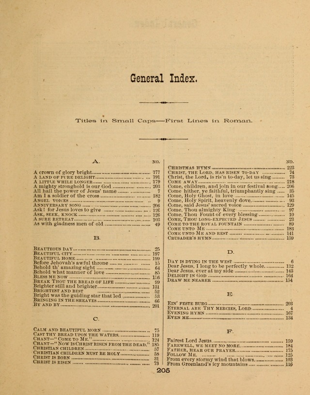 Augsburg Songs for Sunday Schools and other services page 205
