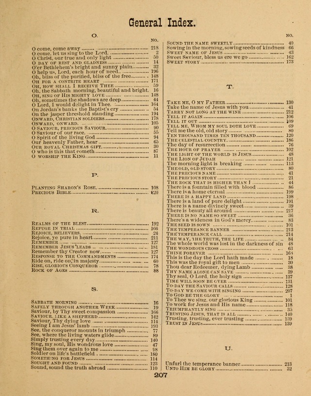 Augsburg Songs for Sunday Schools and other services page 207