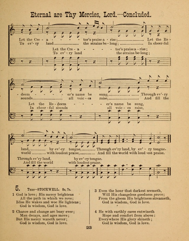 Augsburg Songs for Sunday Schools and other services page 23