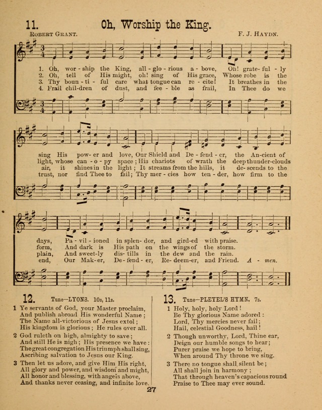 Augsburg Songs for Sunday Schools and other services page 27