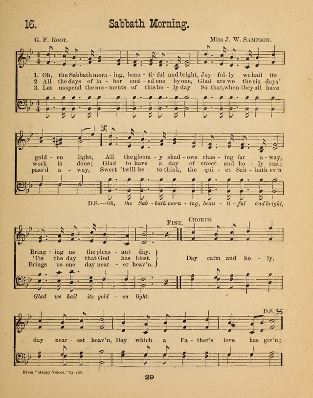 Augsburg Songs for Sunday Schools and other services page 29