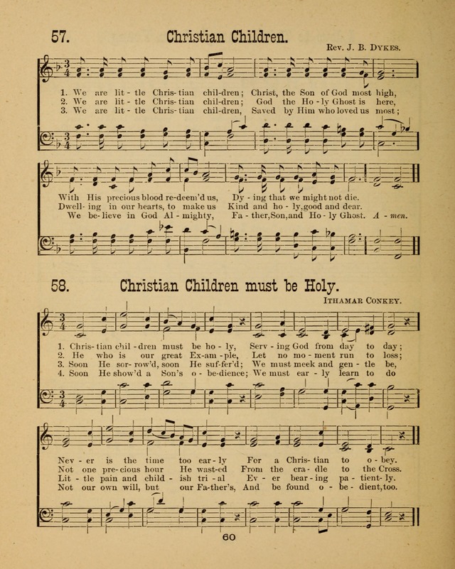 Augsburg Songs for Sunday Schools and other services page 60