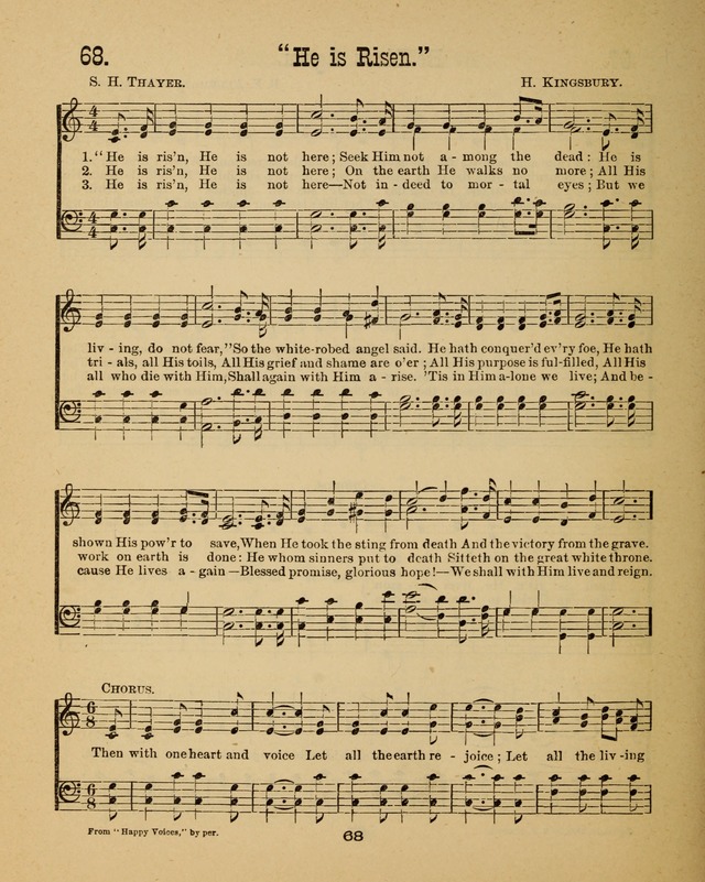 Augsburg Songs for Sunday Schools and other services page 68