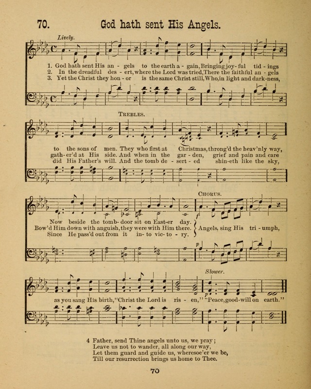 Augsburg Songs for Sunday Schools and other services page 70