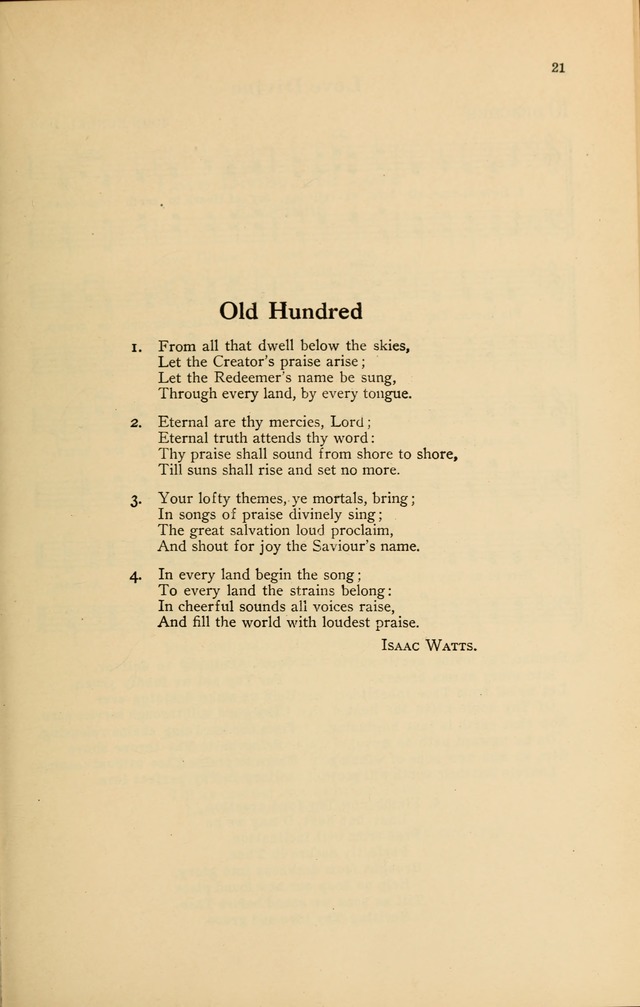 Advent Songs: a revision of old hymns to meet modern needs page 22
