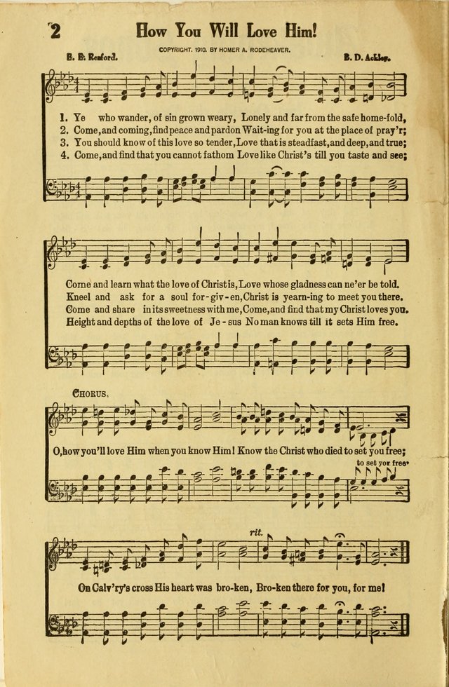 Awakening Songs: fifty selections of unequaled effectiveness in street, factory, and shop work (Utility Ed.) page 3