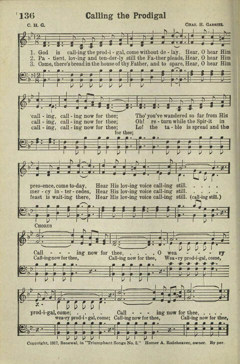 Abiding Songs: A special collection of standard hymns and gospel songs, long-cherished and forever abiding. Designed to generate wholesome, worshipful services of song among all organizations of ... page 116