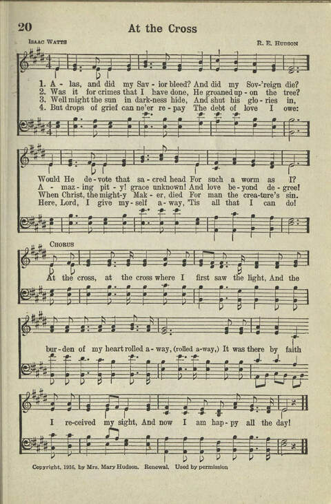 Abiding Songs: A special collection of standard hymns and gospel songs, long-cherished and forever abiding. Designed to generate wholesome, worshipful services of song among all organizations of ... page 21