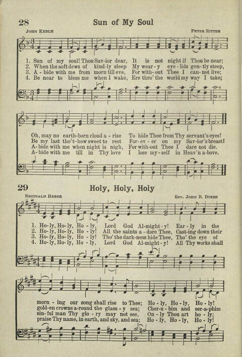 Abiding Songs: A special collection of standard hymns and gospel songs, long-cherished and forever abiding. Designed to generate wholesome, worshipful services of song among all organizations of ... page 28