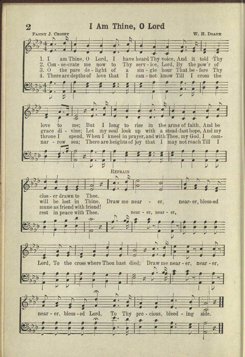 Abiding Songs: A special collection of standard hymns and gospel songs, long-cherished and forever abiding. Designed to generate wholesome, worshipful services of song among all organizations of ... page 4