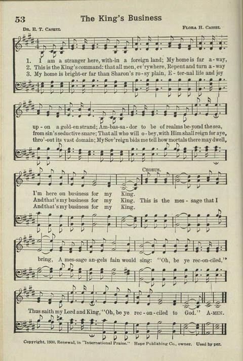 Abiding Songs: A special collection of standard hymns and gospel songs, long-cherished and forever abiding. Designed to generate wholesome, worshipful services of song among all organizations of ... page 46