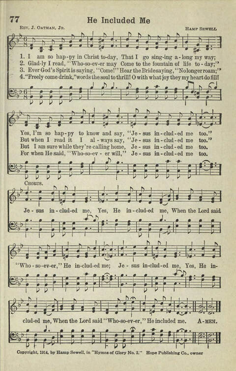 Abiding Songs: A special collection of standard hymns and gospel songs, long-cherished and forever abiding. Designed to generate wholesome, worshipful services of song among all organizations of ... page 69