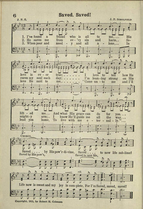 Abiding Songs: A special collection of standard hymns and gospel songs, long-cherished and forever abiding. Designed to generate wholesome, worshipful services of song among all organizations of ... page 8
