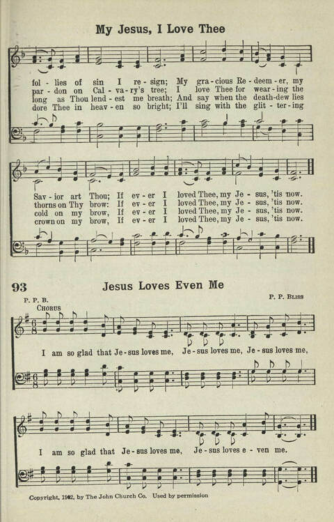 Abiding Songs: A special collection of standard hymns and gospel songs, long-cherished and forever abiding. Designed to generate wholesome, worshipful services of song among all organizations of ... page 83