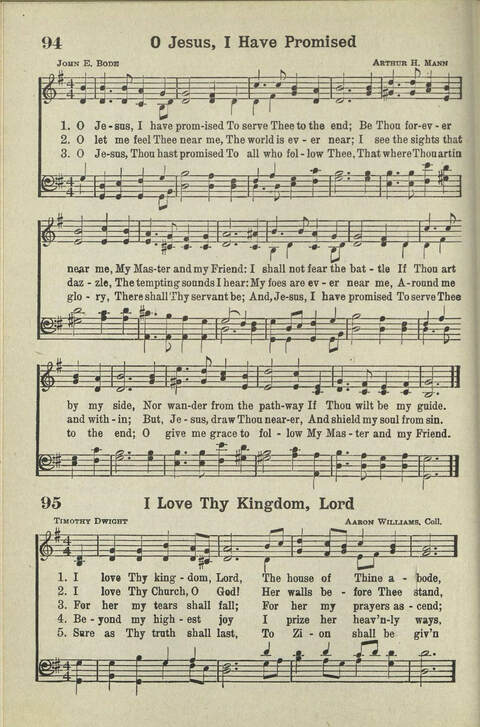 Abiding Songs: A special collection of standard hymns and gospel songs, long-cherished and forever abiding. Designed to generate wholesome, worshipful services of song among all organizations of ... page 84