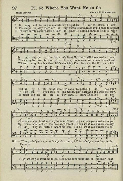 Abiding Songs: A special collection of standard hymns and gospel songs, long-cherished and forever abiding. Designed to generate wholesome, worshipful services of song among all organizations of ... page 86