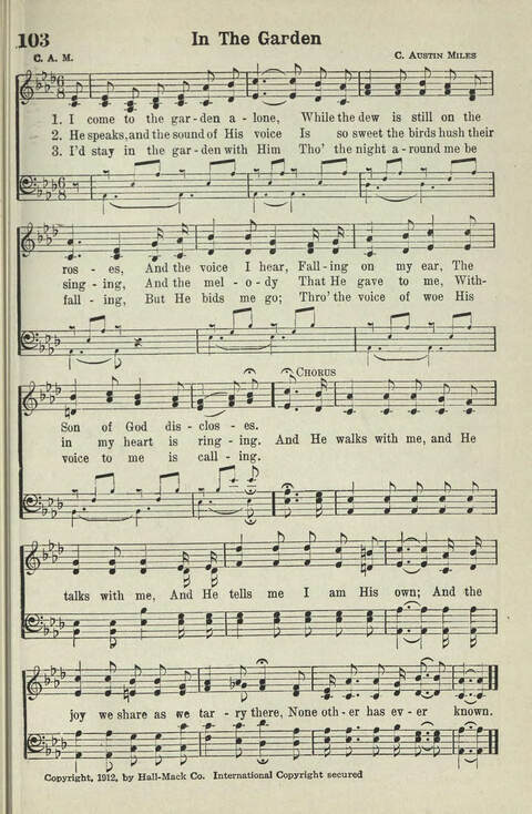 Abiding Songs: A special collection of standard hymns and gospel songs, long-cherished and forever abiding. Designed to generate wholesome, worshipful services of song among all organizations of ... page 91
