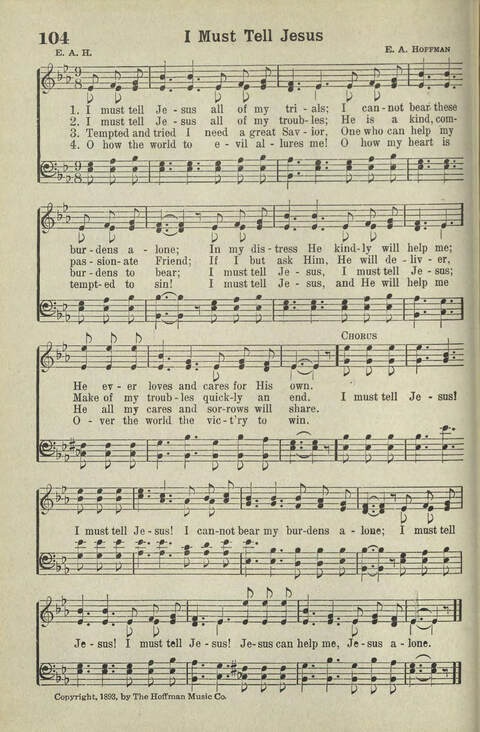 Abiding Songs: A special collection of standard hymns and gospel songs, long-cherished and forever abiding. Designed to generate wholesome, worshipful services of song among all organizations of ... page 92