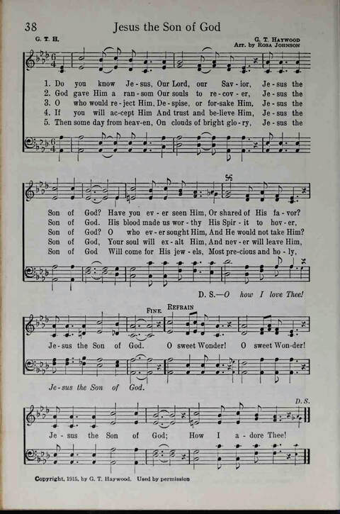Assembly Songs page 38