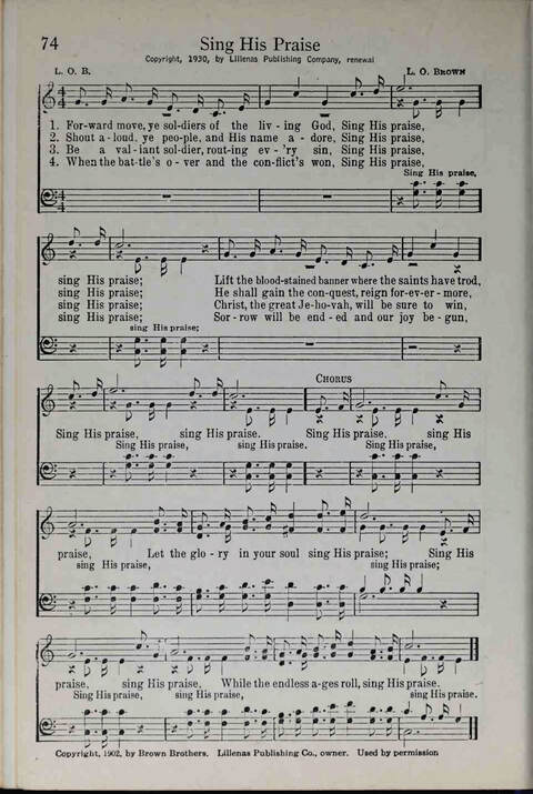 Assembly Songs page 74