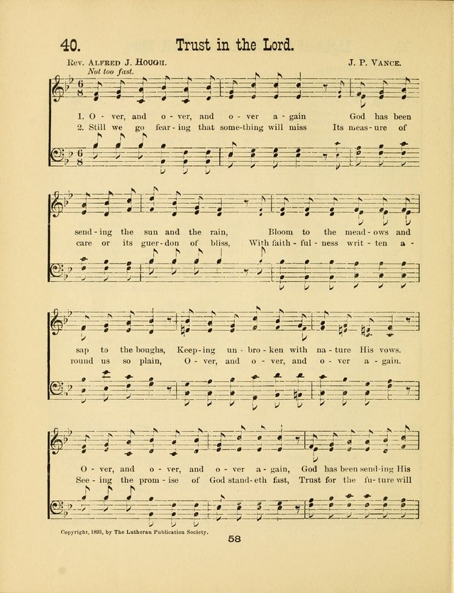 Augsburg Songs No. 2: for Sunday schools and other services page 65