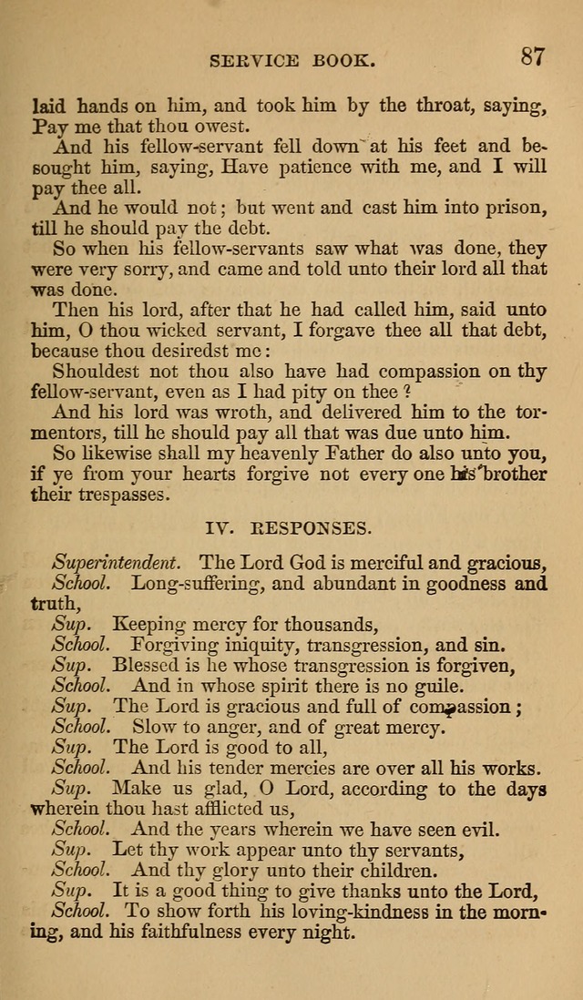 The Altar, a Service Book for Sunday Schools (New and Enl. Ed.) page 87