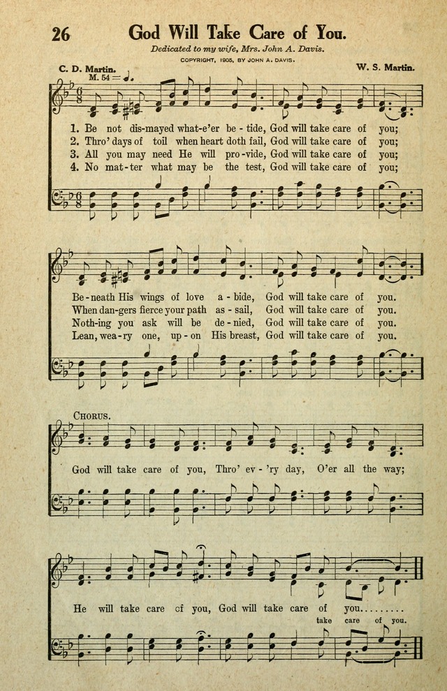 Awakening Songs for the Church, Sunday School and Evangelistic Services page 26