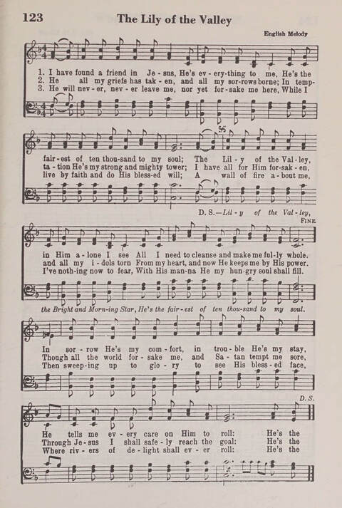 The American Service Hymnal: a collection of the great hymns and gospel songs, new and old, whose melodies and truths will meet the needs of all churches page 121