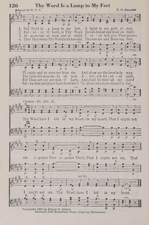 The American Service Hymnal: a collection of the great hymns and gospel songs, new and old, whose melodies and truths will meet the needs of all churches page 124
