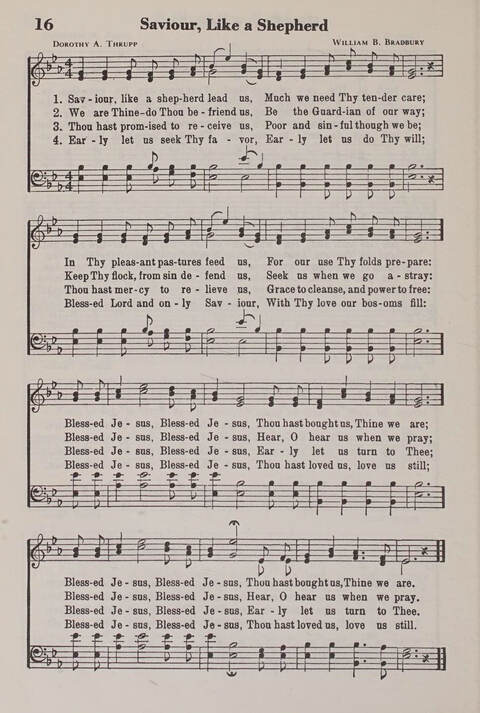 The American Service Hymnal: a collection of the great hymns and gospel songs, new and old, whose melodies and truths will meet the needs of all churches page 14