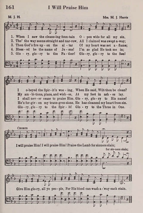 The American Service Hymnal: a collection of the great hymns and gospel songs, new and old, whose melodies and truths will meet the needs of all churches page 159