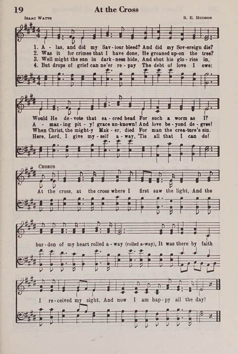 The American Service Hymnal: a collection of the great hymns and gospel songs, new and old, whose melodies and truths will meet the needs of all churches page 17