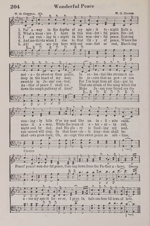 The American Service Hymnal: a collection of the great hymns and gospel songs, new and old, whose melodies and truths will meet the needs of all churches page 202