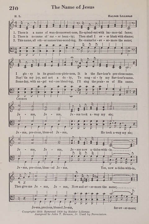 The American Service Hymnal: a collection of the great hymns and gospel songs, new and old, whose melodies and truths will meet the needs of all churches page 208